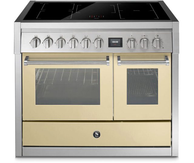 STEEL GENESI GQ10SF-5FI CREMA fornuis - 100 cm breed