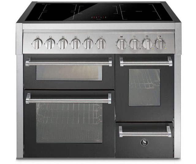 STEEL GENESI GQ10SFF-5FI ANTRACIET fornuis - 100 cm breed