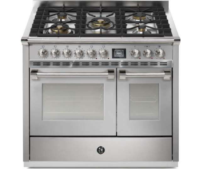 Steel AQ10SF-4M Ascot gas fornuis - 100 cm - combi-stoomoven