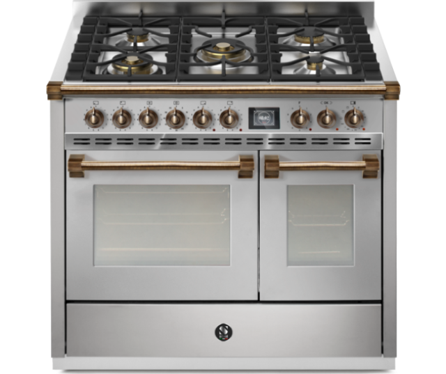Steel AQ10SF-4M Ascot gas fornuis - 100 cm - combi-stoomoven