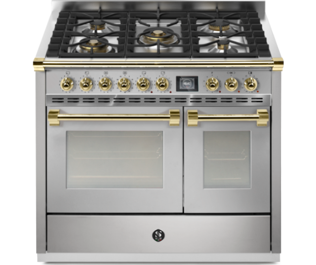 Steel AQ10SF-4M Ascot gas fornuis - 100 cm - combi-stoomoven