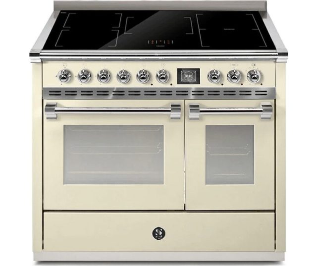 Steel AQ10SF-5FI Ascot - inductie fornuis met combi-stoomoven - crema