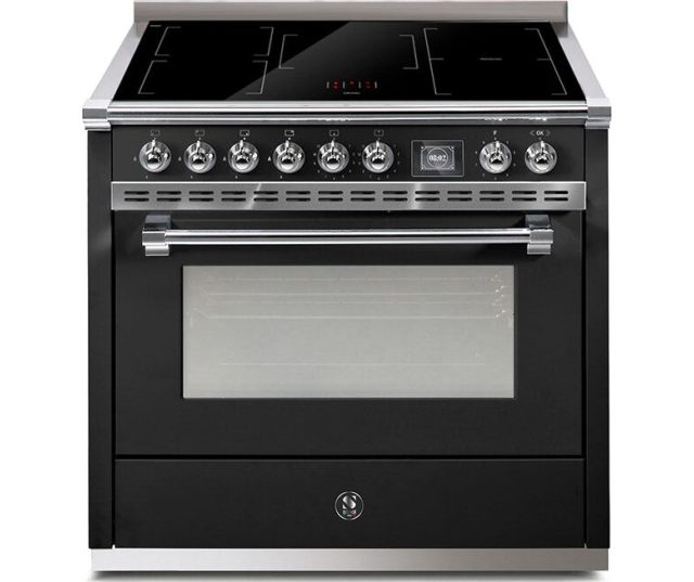 ASCOT AQ9S-5FI BA STEEL fornuis - Inductie