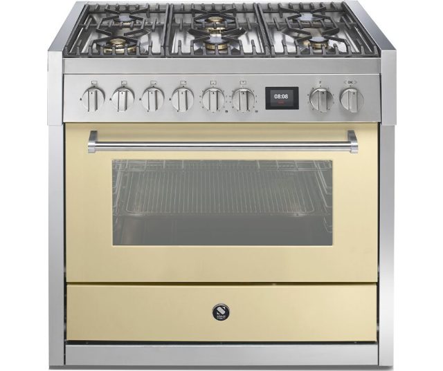 STEEL GENESI GQ9S-6W CR fornuis - 90 cm breed