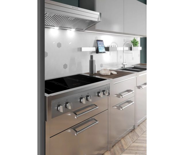 Steel GQK120 Genesi wand afzuigkap - 120 cm breed