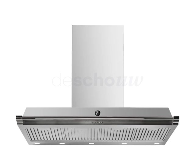 Steel AKL120 wand afzuigkap - Ascot - 120 cm. breed
