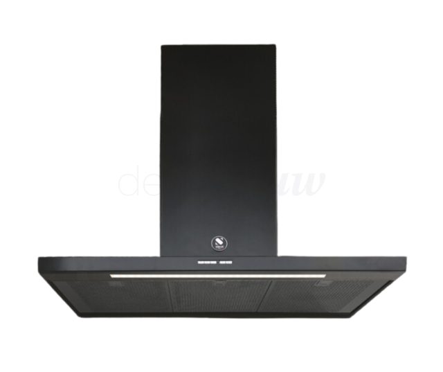 Steel EKL90 NF wand afzuigkap - Enfasi-serie - All-Black