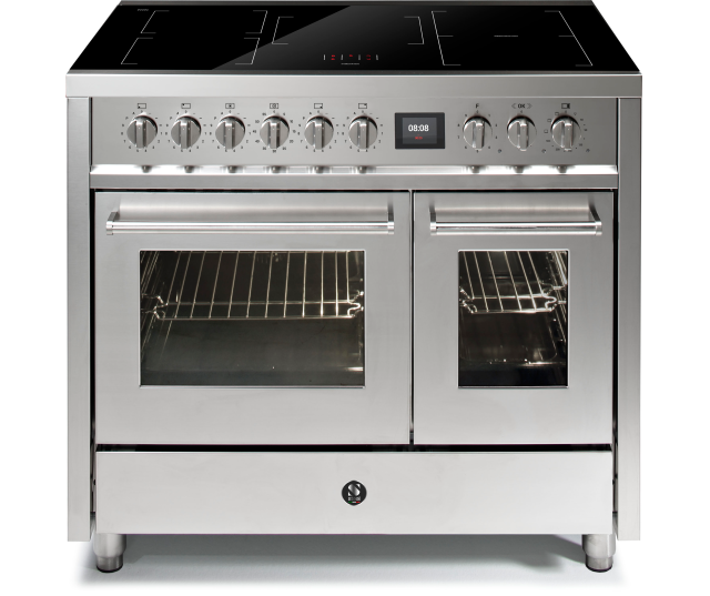 STEEL fornuis inductie EQ10FF-5FIW rvs