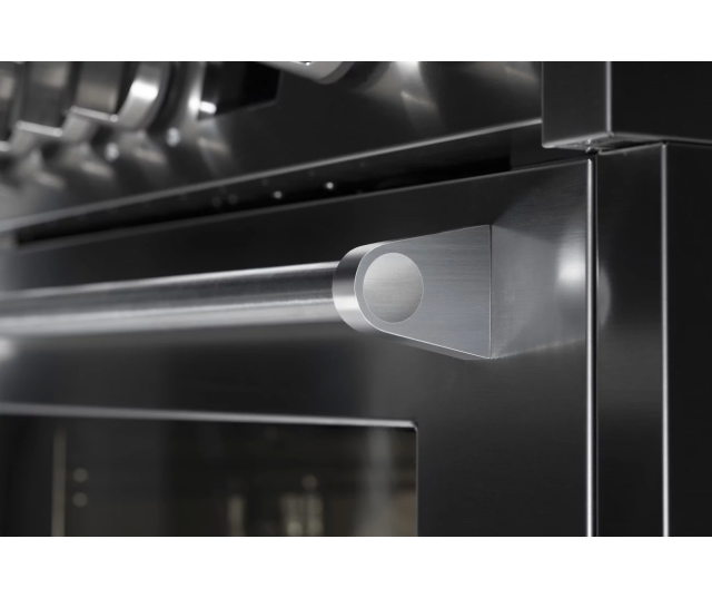 Steel GQ10SF-6W rvs fornuis met combi-stoomoven - 100 cm breed