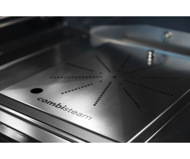 Steel GQ10SF-6W rvs fornuis met combi-stoomoven - 100 cm breed