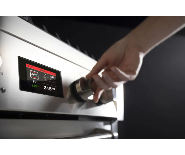 Steel GQ12SF-6M rvs fornuis met combi-stoomoven - Digitale temperatuur instellen