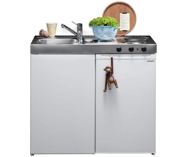 STENGEL minikeuken EASYLINE ME100 (koelkast rechts, kookplaat rechts)