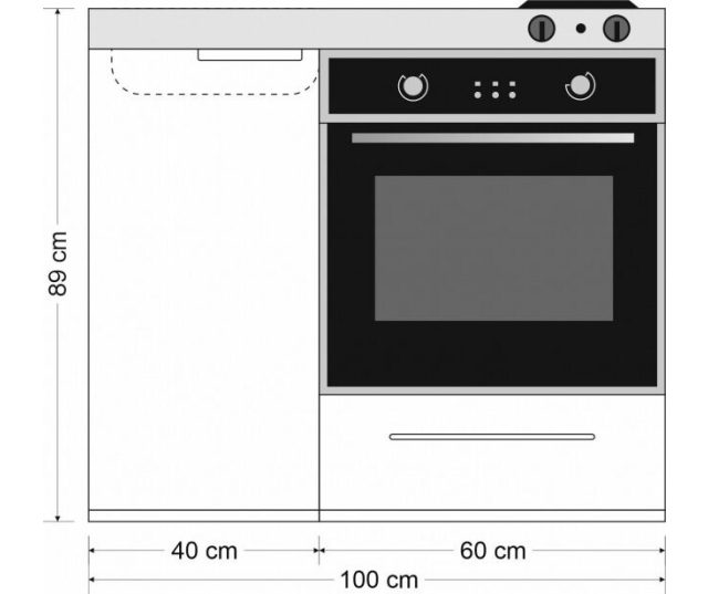 Stengel minikeuken - Wit