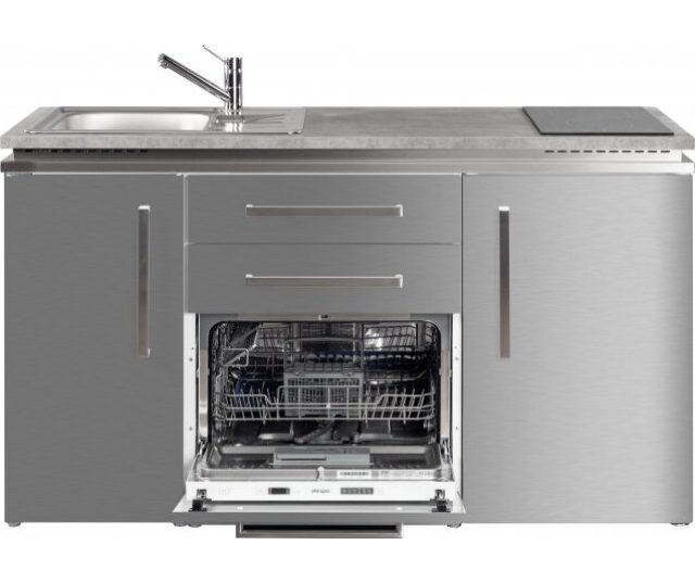 Stengel DESIGNLINE MDGS 150 edelstaal minikeuken - Wit