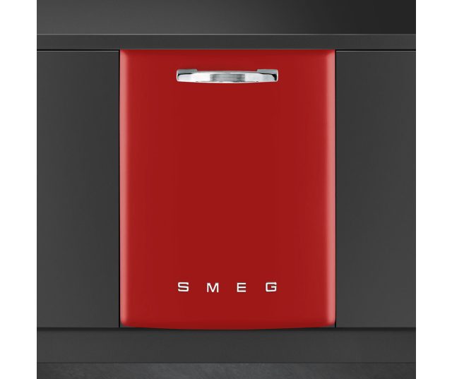 Smeg STFABRD3 retro jaren 50 onderbouw vaatwasser - rood