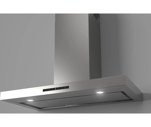 Stoves Level RC 900 RVS wand afzuigkap - 90 cm. breed - roestvrijstaal