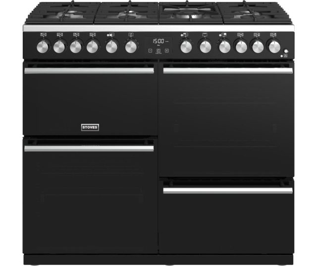 Stoves Precision DX S1000DF EU BK zwart fornuis