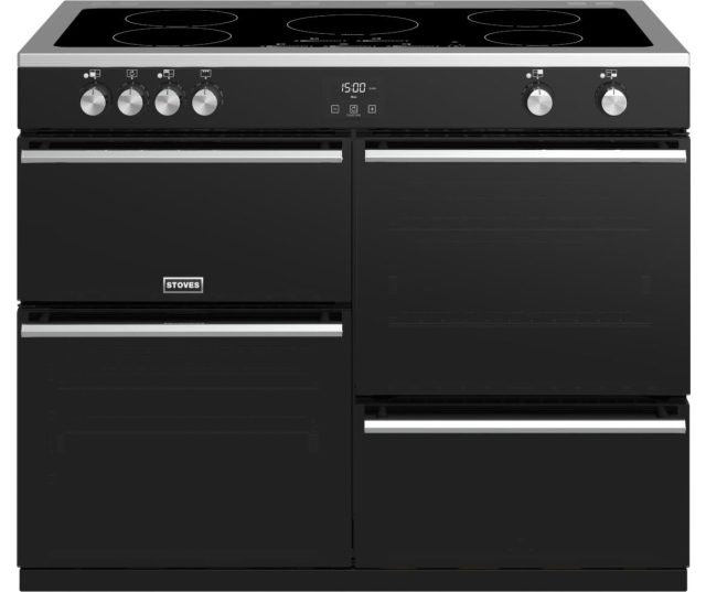 Stoves Precision DX S1100Ei BK zwart inductie fornuis