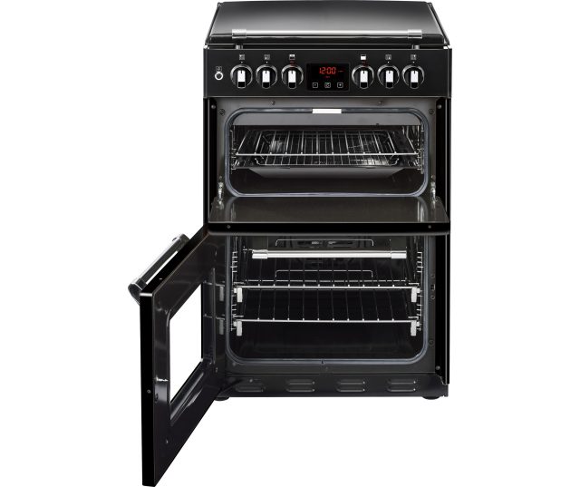 De twee aparte ovens van de Stoves RICHMOND 600 DF EU ZWART fornuis