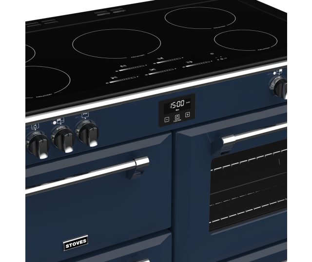 Stoves Richmond DX S1000Ei CB Midnight Blue inductie fornuis