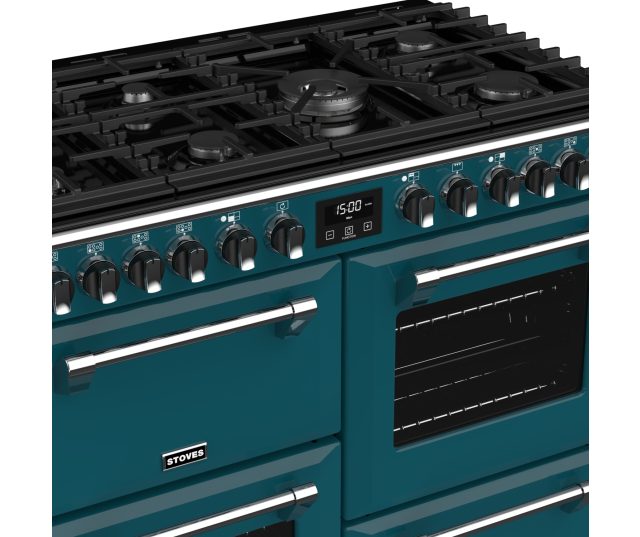 Stoves RICHMOND S1000 DF Deluxe Kingfisher Teal fornuis