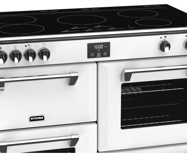 Stoves RICHMOND DX S1100 EI Icy White inductie fornuis