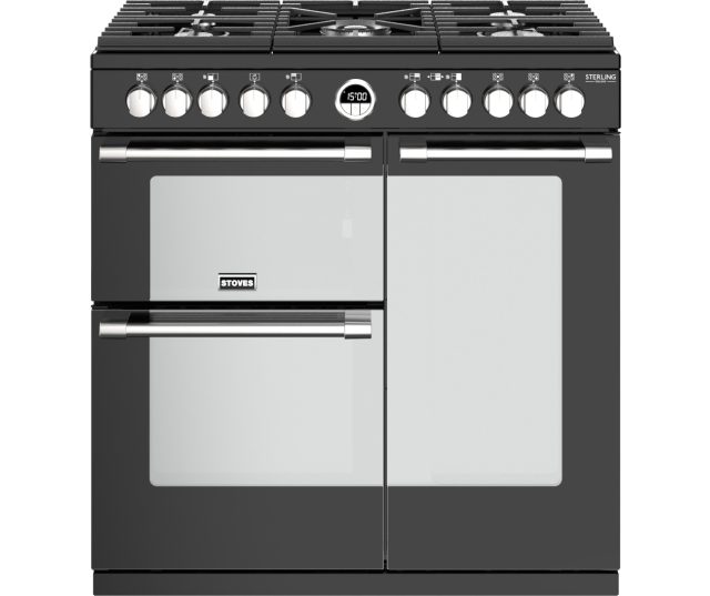 Stoves STERLING S900 DF DELXUE ZWART fornuis