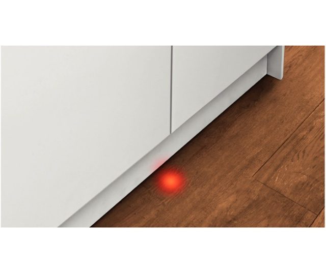 De InfoLight functie geeft de status van het programma weer door middel van een lampje op de vloer