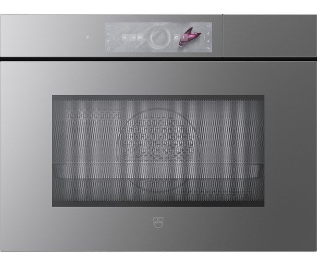 V-Zug CombiSteamer V6000 45M PowerSteam Autodoor combi-stoomoven - platinum spiegelglas
