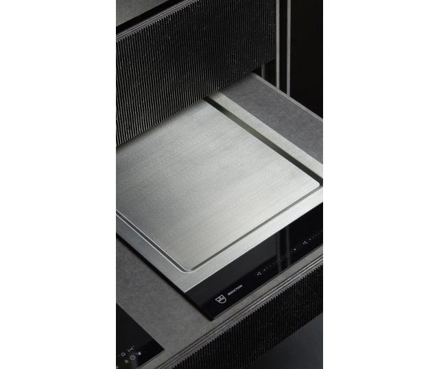 V-Zug CookTop Teppan Yaki I40 inbouw teppan yaki bakplaat