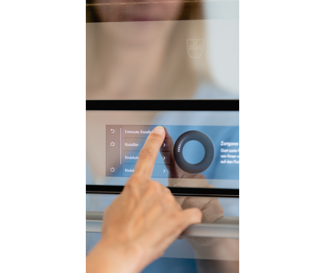 V-Zug CombiSteamer V6000 45M PowerSteam Autodoor combi-stoomoven - platinum spiegelglas