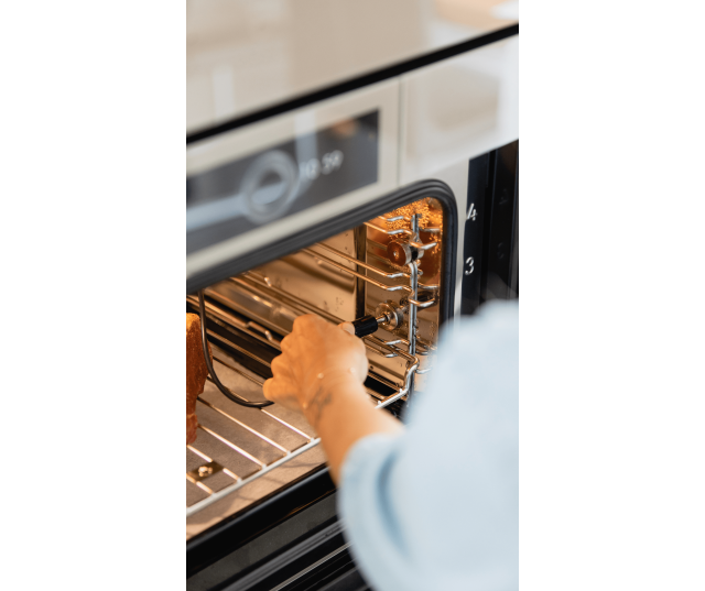 V-Zug CombiSteamer V6000 45M PowerSteam Autodoor combi-stoomoven - platinum spiegelglas