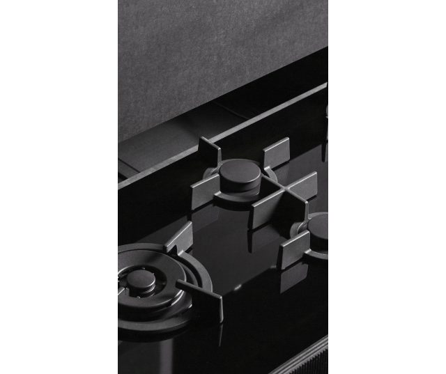 V-Zug GAS641GSAZ inbouw gas-op-glas kookplaat - 4-pti