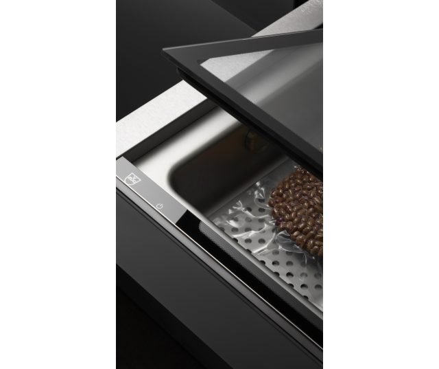 V-Zug VacuDrawer V6000 14 Zwart Glas inbouw vacumeerlade