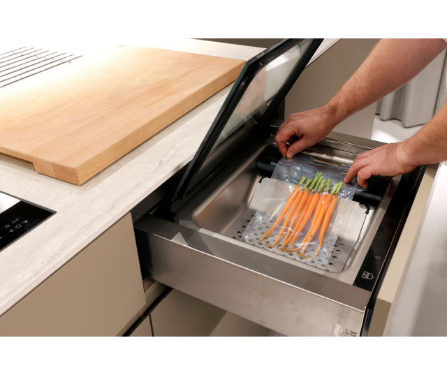 V-Zug VacuDrawer V6000 14 Volledig Integreerbaar inbouw vacumeerlade