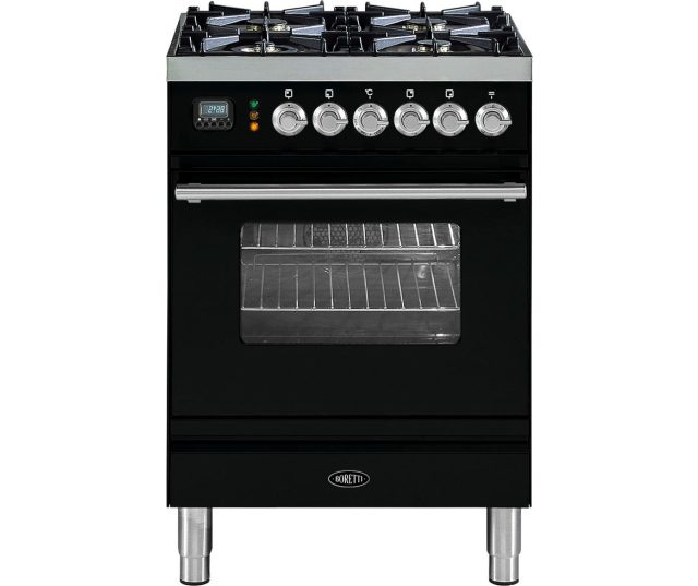 Boretti VP64ZW fornuis zwart