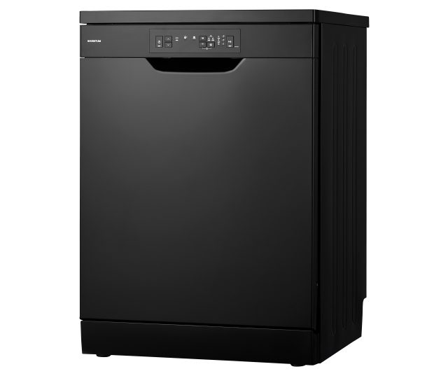 Inventum VVW6008AB vrijstaande vaatwasser - zwart