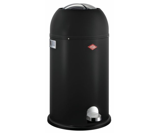 WESCO afvalbak Kickmaster, mat zwart 8011572