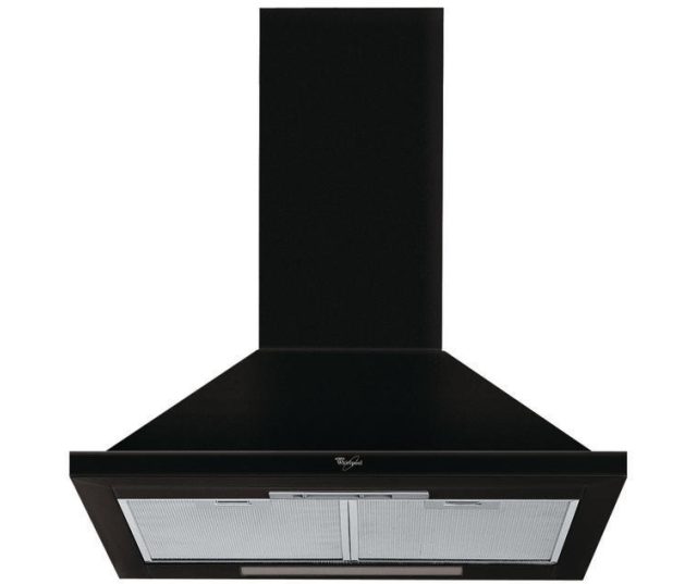 Whirlpool AKR 563 NB wand zwart afzuigkap