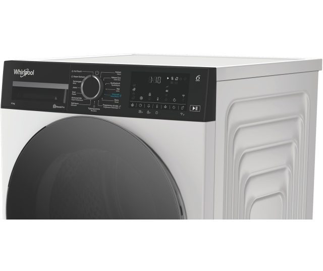 Whirlpool C WD 105M WBS BE condensdroger bovenaanzicht met bedieningspaneel