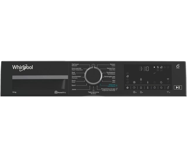Whirlpool C WD 106M WBS BE droger trommelinterieur met perforaties en reinigingssysteem