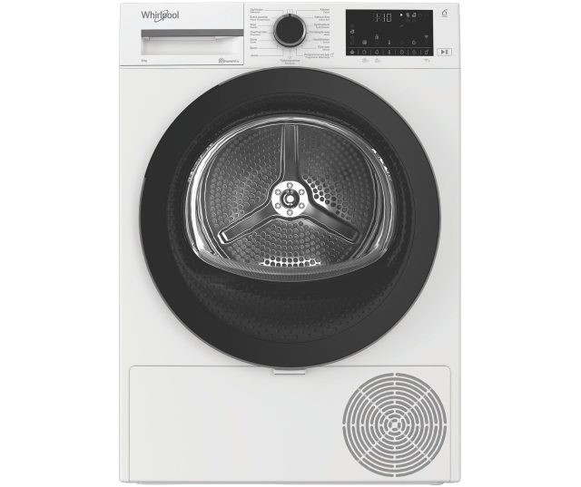 Whirlpool C WD1 84M WBS warmtepompdroogkast trommel en droogmechanisme close-up