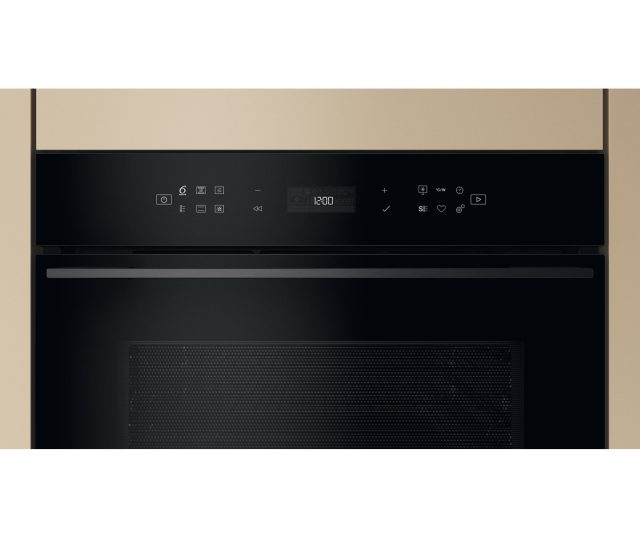 Whirlpool WCW7O7HTSB magnetron-oven bovenaanzicht bedieningspaneel inbouw
