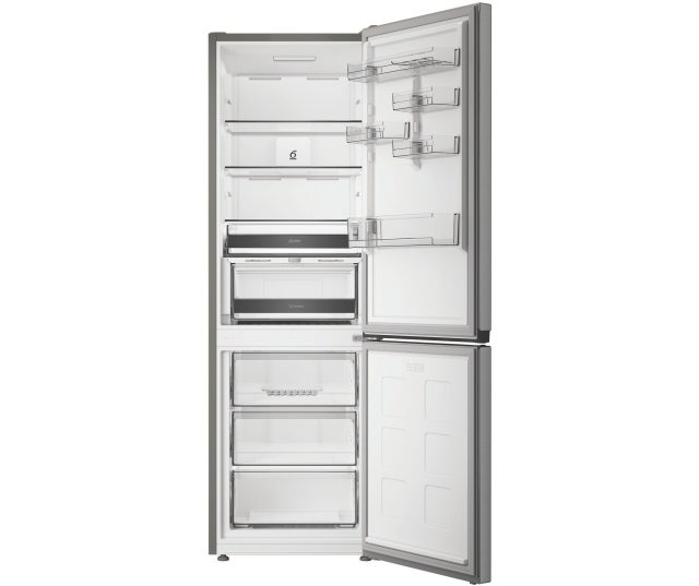 Whirlpool WHK 22373 X6EA koelkast beide deuren geopend interieur volledig zicht