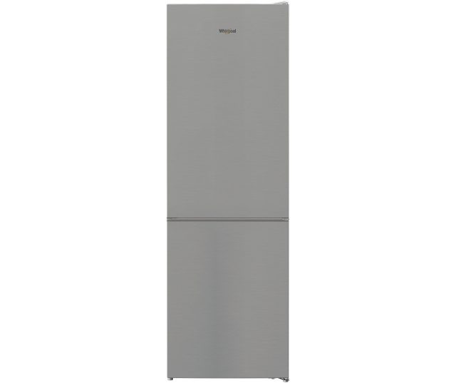 Whirlpool koel/vriescombinatie frontaal volledig zicht, smalle uitvoering met twee deuren