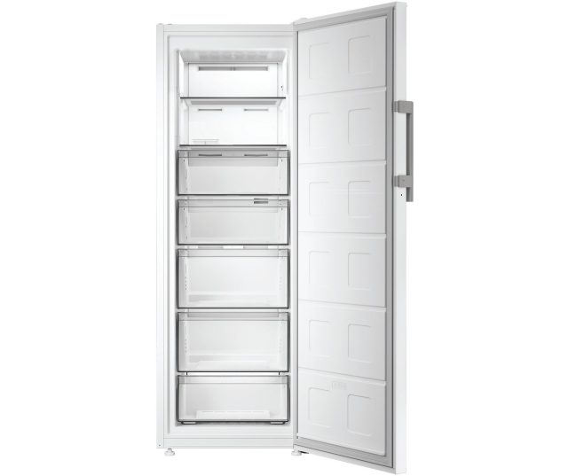 Whirlpool WHLF 1292 W5E vriezer geopende deur met zeven laden en vriesruimte