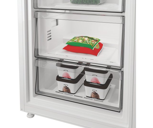 Whirlpool WHLF 1292 W5E vriezer onderste vrieslade met ijscrèmehouders en bakken