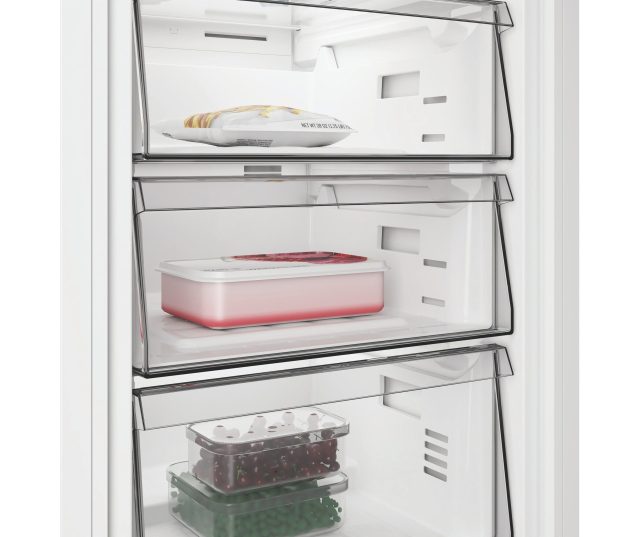 Whirlpool WHLF 1292 W5E vriezer bovenste gedeelte met twee laden en vrieslades