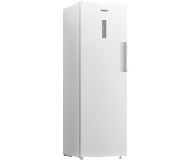 Whirlpool WHMFF 6314 W6E vriezer vooraanzicht wit met bedieningspaneel en grepen