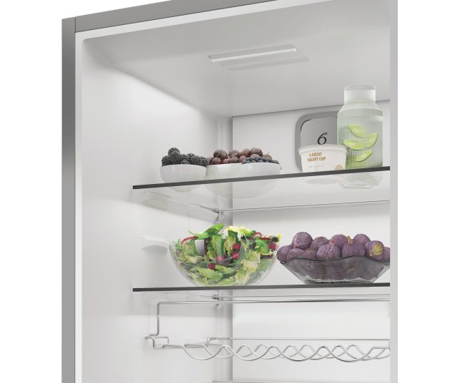 Whirlpool WHMLF 6442 XP4 koelkast bovenkant interieur, bovenscharnier met sensor en deurvak